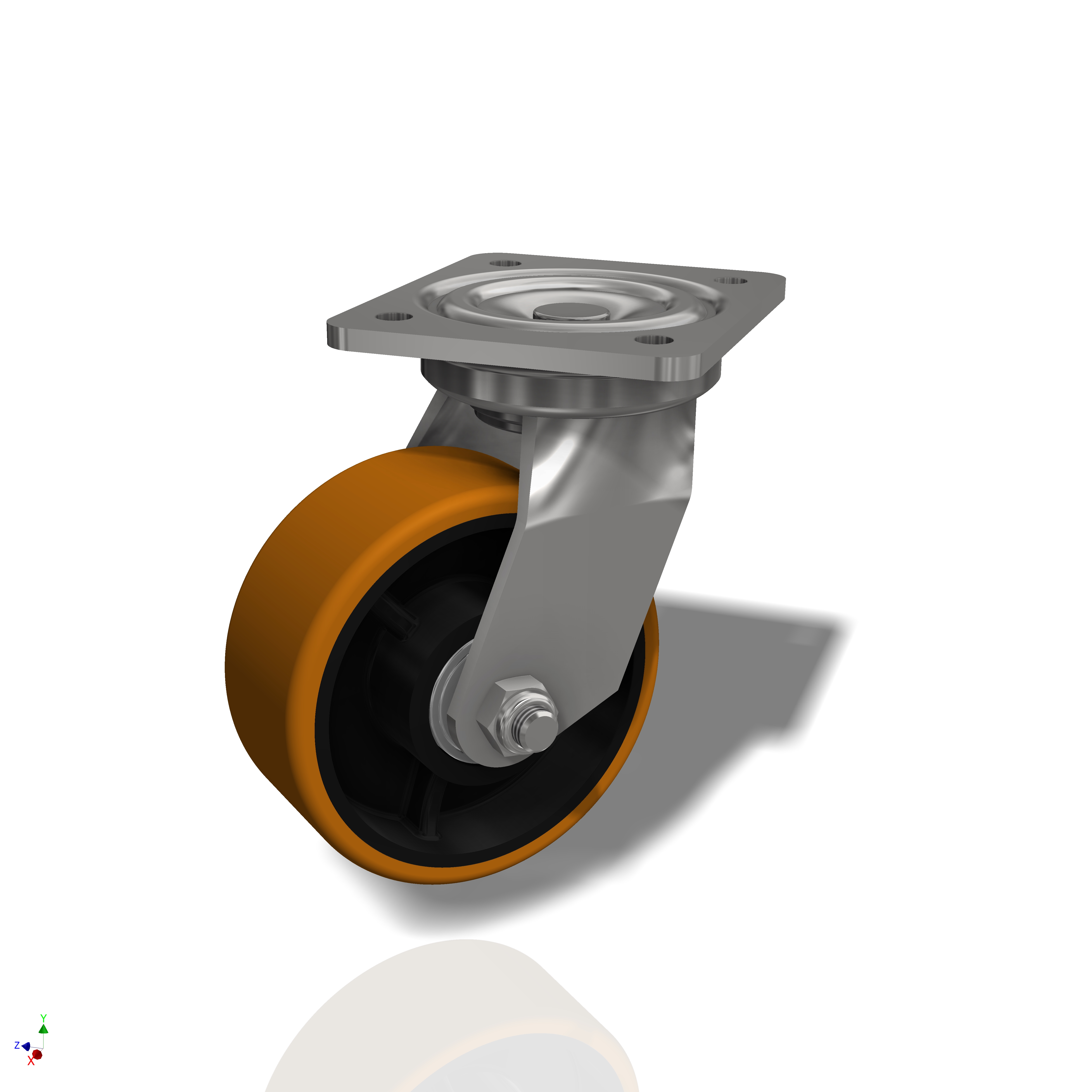 聚氨酯脚轮120 x 50